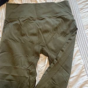 Lululemon dark green leggings